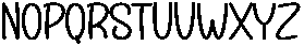 Black House Regular otf (900) Font UPPERCASE