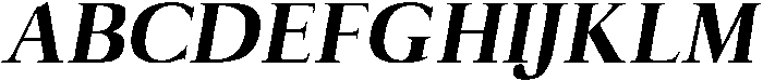 Black Italic otf (900) Font UPPERCASE