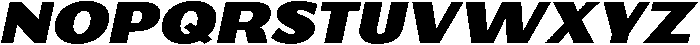 Black Italic otf (900) Font UPPERCASE
