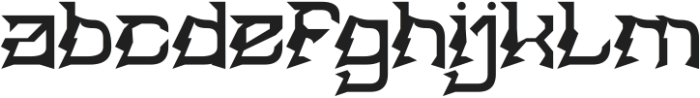 Black Jacket-Light otf (300) Font LOWERCASE