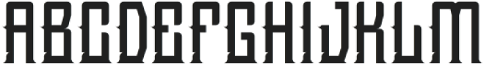 Black Kinger Regular otf (900) Font UPPERCASE