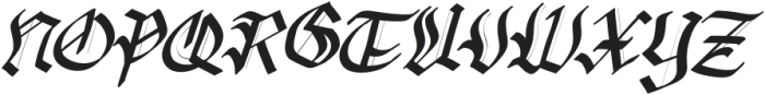 Black Lonthe Italic Regular otf (900) Font UPPERCASE