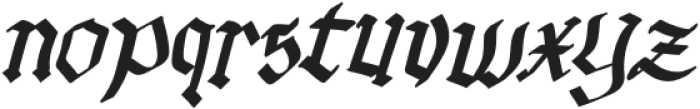 Black Lonthe Italic Regular otf (900) Font LOWERCASE