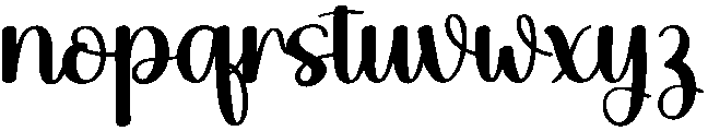 Black Magic Regular otf (900) Font LOWERCASE