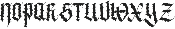 Black Metal otf (900) Font UPPERCASE