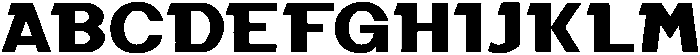 Black Molding otf (900) Font UPPERCASE