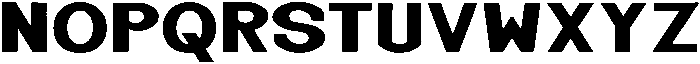Black Molding otf (900) Font LOWERCASE