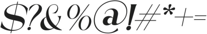 Black Mollta Oblique otf (900) Font OTHER CHARS