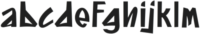 Black Mother Regular otf (900) Font LOWERCASE