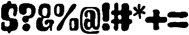 Black Name otf (900) Font OTHER CHARS