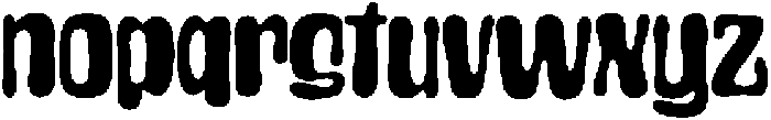 Black Name otf (900) Font LOWERCASE