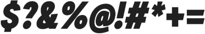 Black Oblique otf (900) Font OTHER CHARS