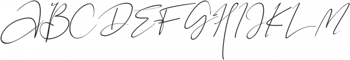 Black Pink Signature otf (900) Font UPPERCASE