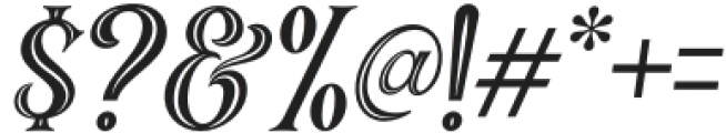 Black Quality Holed Italic otf (900) Font OTHER CHARS