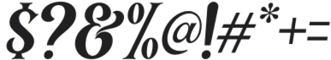 Black Quality Italic otf (900) Font OTHER CHARS