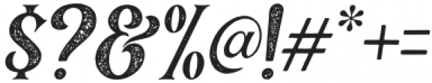 Black Quality Rough Italic otf (900) Font OTHER CHARS