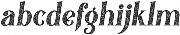 Black Quality Rough Italic otf (900) Font LOWERCASE