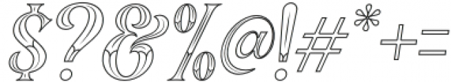 Black Quality Victo Italic otf (900) Font OTHER CHARS