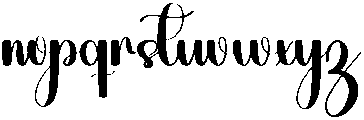 Black Regular otf (900) Font LOWERCASE