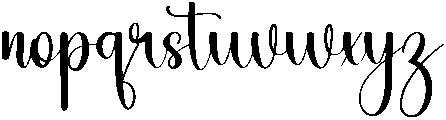 Black Regular otf (900) Font LOWERCASE
