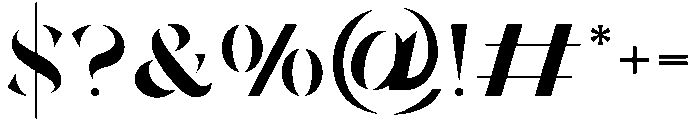 Black Regular otf (900) Font OTHER CHARS