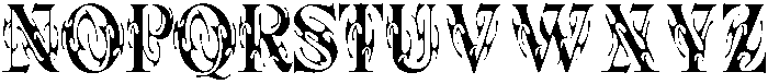 Black Roserip Regular otf (900) Font UPPERCASE