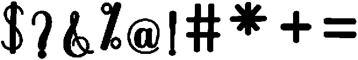Black Salmon Bold 15 Regular otf (700) Font OTHER CHARS