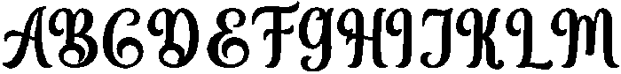 Black Salmon Bold 15 Regular otf (700) Font UPPERCASE