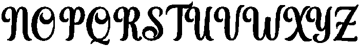 Black Salmon Bold 15 Regular otf (700) Font UPPERCASE