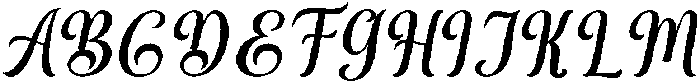 Black Salmon Bold Slant Regular otf (700) Font UPPERCASE