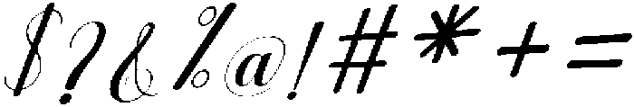Black Salmon Condensed Slant 20 Regular otf (900) Font OTHER CHARS