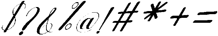Black Salmon Condensed Slant 30 Regular otf (900) Font OTHER CHARS
