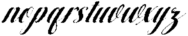 Black Salmon Condensed Slant 30 Regular otf (900) Font LOWERCASE