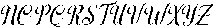 Black Salmon Condensed Slant Regular otf (900) Font UPPERCASE