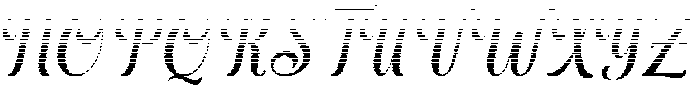Black Salmon Hatching Slant Regular otf (900) Font UPPERCASE