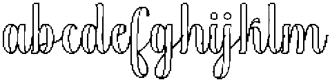 Black Salmon Outline Regular otf (900) FONT