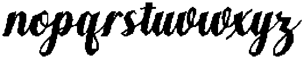 Black Salmon Sambo Bold Slant Regular otf (700) Font LOWERCASE