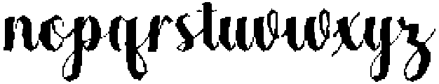 Black Salmon Sambo Regular otf (900) Font LOWERCASE