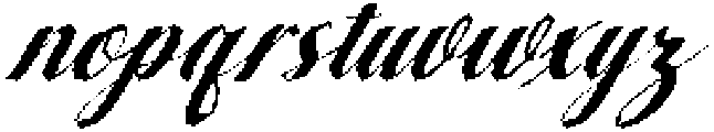 Black Salmon Sambo Slant 30 Regular otf (900) Font LOWERCASE
