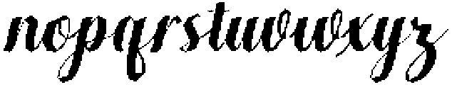Black Salmon Sambo Slant Regular otf (900) Font LOWERCASE