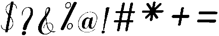 Black Salmon Slant Regular otf (900) Font OTHER CHARS