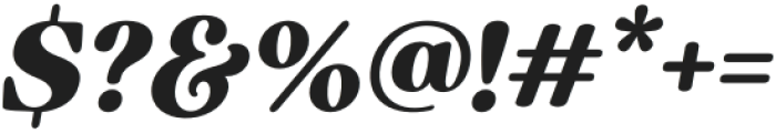 Black Sapphire Italic otf (900) Font OTHER CHARS