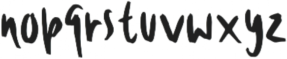 Black Shadows otf (900) Font LOWERCASE