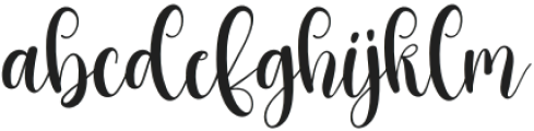 Black Signature Regular otf (900) Font LOWERCASE