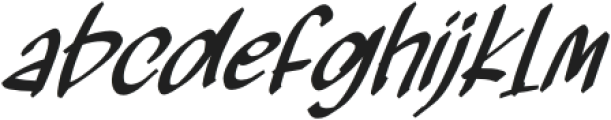 Black Smith Italic Regular otf (900) Font LOWERCASE