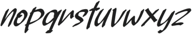 Black Smith Italic Regular otf (900) Font LOWERCASE