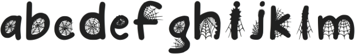 Black Spider Web Regular otf (900) FONT