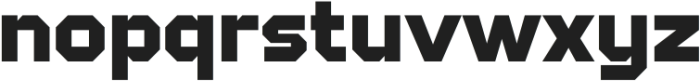 Black Square Black otf (900) Font LOWERCASE