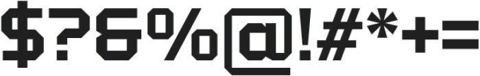 Black Square Bold otf (700) Font OTHER CHARS