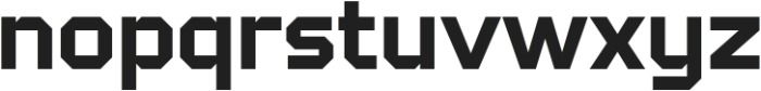 Black Square Bold otf (700) Font LOWERCASE